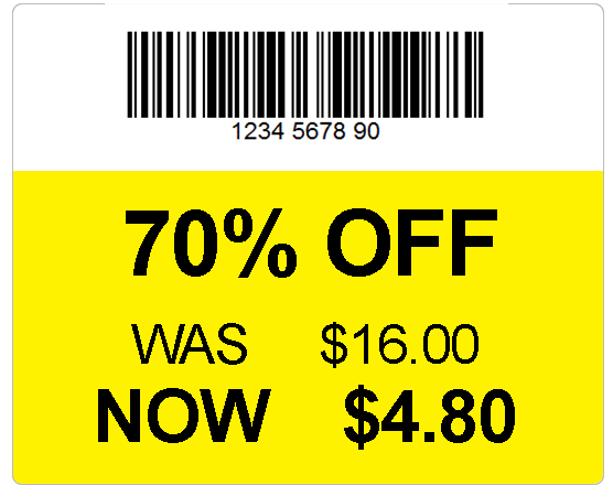 Markdown Label Printing