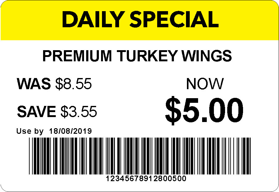 Markdown Label Printing
