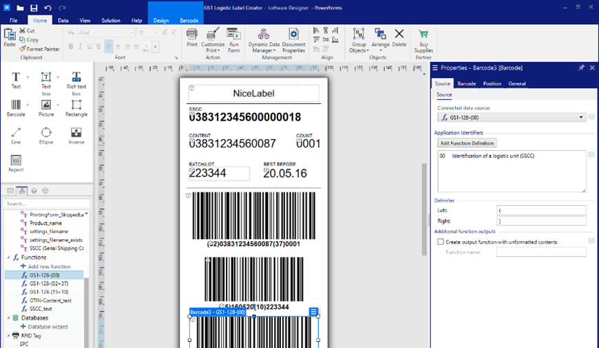 1. Loftware NiceLabel 10.5